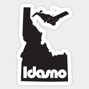 Idasno Board-Black Sticker